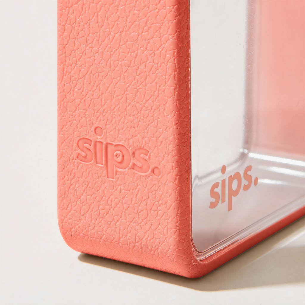 Sips Original Bottle in Coral