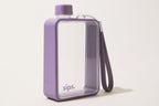 Sips Water bottle in Lilac on a white background.