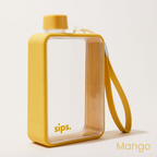 Sips Water Bottle in Mango (yellow) a bright coloured water bottle.
